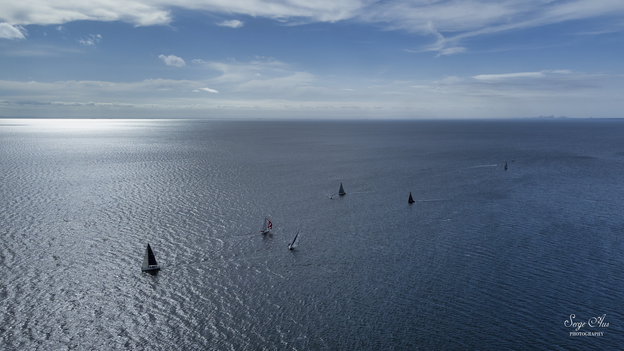 The beach and yachts