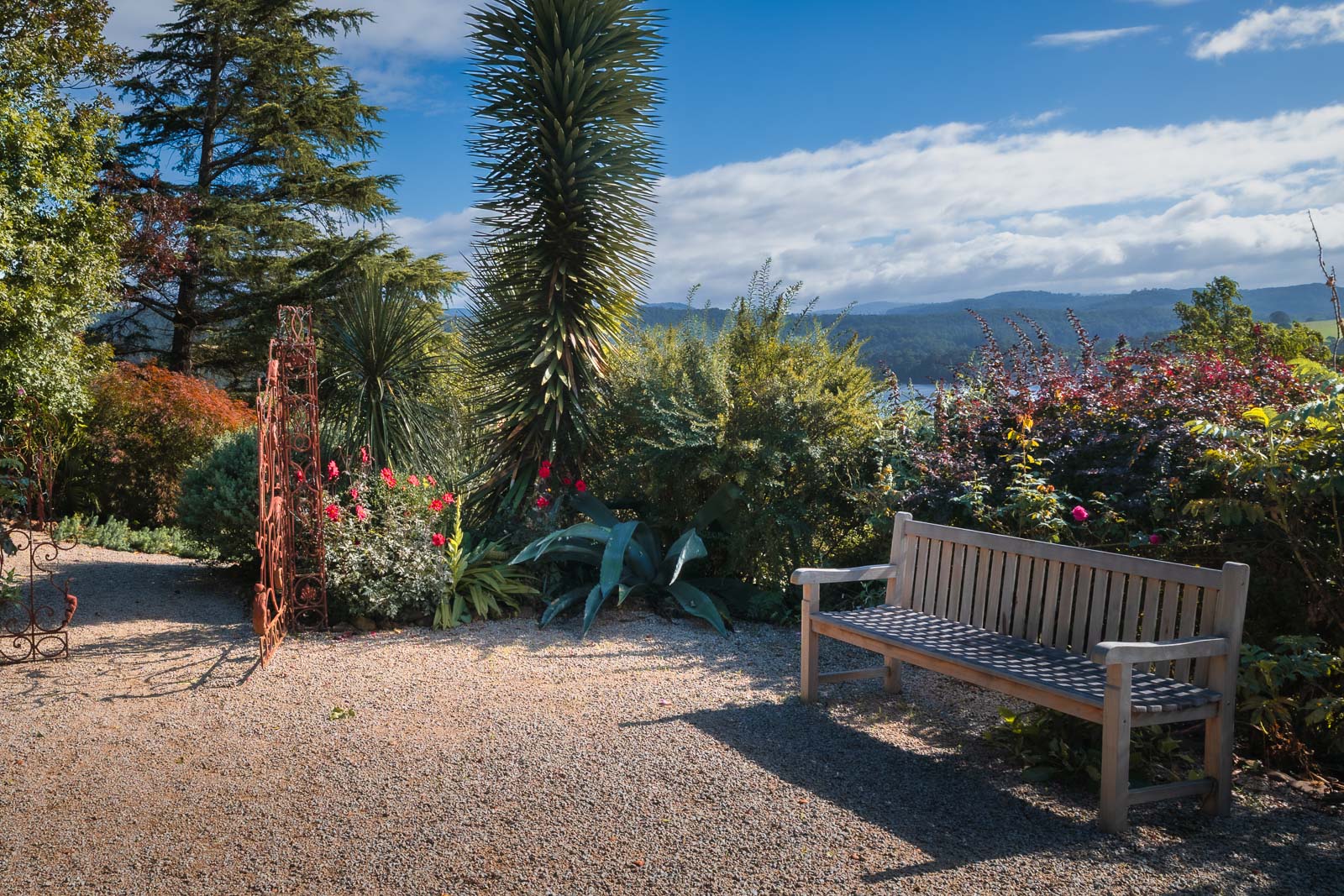 The garden at Broughton Hall